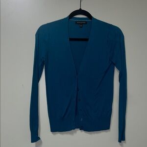 Banana Republic Teal Cardigan Sweater